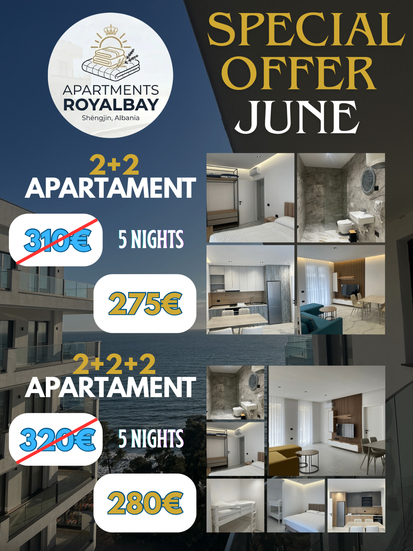 June Special Offer — RoyalBay Apartments